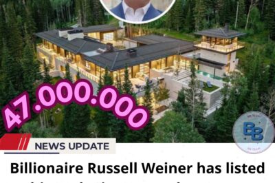 Billionaire Russell Weiner has listed his Park City Estate, known as “Monitor’s Rest” for $47 million