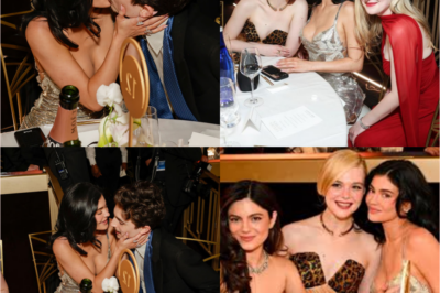 Kylie Jenner’s Night at the Golden Globes: Kissing Timothee Chalamet and Photos With the Fannings