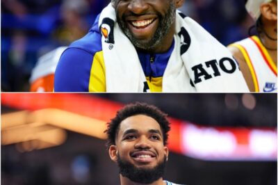 NBA Fans Explode Over Draymond Green’s Jaw-Dropping Comment About Karl-Anthony Towns!