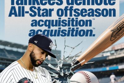 MLB Stunned as Yankees Banish All-Star Offseason Sensation! Outrage Erupts Among Fans as New York’s Most Hyped Addition Is Sent Packing—Insiders Reveal Clubhouse Turmoil and Front Office Panic as the Bombers’ Bold Gamble Backfires Spectacularly, Threatening to Derail Their Entire 2025 World Series Quest!