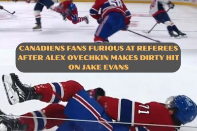 Outrage Explodes in Montreal: Furious Canadiens Fans Demand Justice After Referees Ignore Alex Ovechkin’s Brutal Hit on Jake Evans—Accusations of Bias and Corruption Rock NHL as Hockey World Calls for Immediate Action and Severe Punishment for Capitals Superstar!