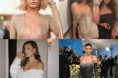 In the midst of speculation about her marriage to Justin Bieber, Hailey Bieber confidently shows off her nearly naked figure while holding a cocktail glass at a hotel in New York, finally speaking out after a period of silence.