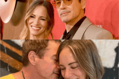 In the busy streets of New York City, Robert Downey Jr., known for his role as “Iron Man,” pleasantly shocks his supporters with a cheerful family picture showcasing his spouse and three children. Is this a possible indication of an upcoming addition to the family?