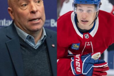 The Montreal Canadiens’ chaotic summer begins: General Manager Kent Hughes stuns the hockey world with a blockbuster first roster move after their playoff elimination! Montreal’s future is thrown into turmoil as Hughes drops a “bombshell” decision, leaving fans reeling as rumors of major trades and shocking departures spread like wildfire.