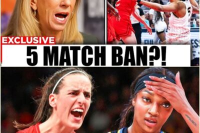 SCANDAL ERUPTS as WNBA DROPS BOMBSHELL PUNISHMENT on Caitlin Clark and Fever following CONTROVERSIAL CLASH with Angel Reese—fans in UPROAR, demanding ANSWERS as league’s TRUE MOTIVES questioned, igniting NATIONAL DEBATE over JUSTICE, FAIRNESS, and the future of America’s most watched women’s basketball league!