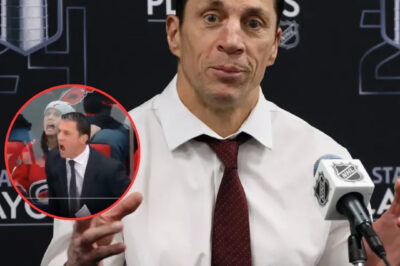 HURRICANES COACH ERUPTS IN FURY: Rod Brind’Amour faces MASSIVE FINE after UNLEASHING his anger on NHL officials in a WILD outburst, leaving fans and players STUNNED as the league prepares to hand down one of the most SEVERE penalties in recent hockey history!