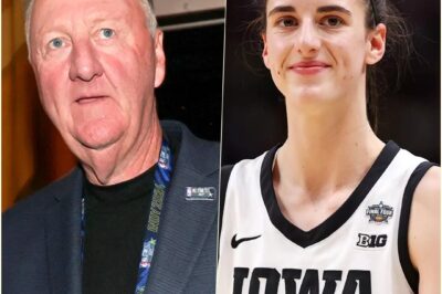 “I’ve stayed silent long enough.” NBA legend Larry Bird just delivered a message to Caitlin Clark that was blunt as a hammer — and his words are shaking the WNBA to its very core. But what happened 6 minutes later is what truly left the entire league stunned into silence