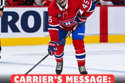 In a STUNNING interview, ALEXANDRE CARRIER EXPOSES the CANADIENS’ playoff WEAKNESS and delivers a JAW-DROPPING ultimatum to GM HUGHES—his UNEXPECTED criticism sends shockwaves through the NHL, as fans and analysts alike are left REELING from his BRUTALLY HONEST assessment of what truly doomed MONTREAL’s postseason dreams.