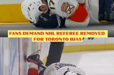 OUTRAGE ERUPTS as NHL fans DEMAND the immediate REMOVAL of a referee from the playoffs, accusing him of BLATANT FAVORITISM towards Toronto—social media EXPLODES with allegations of rigged games, leaving the league’s integrity in QUESTION and fans calling this the BIGGEST OFFICIATING SCANDAL in years!