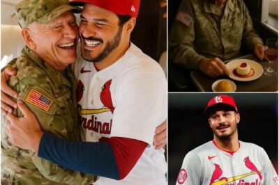 BREAKING NEWS: St. Louis Cardinals star Nolan Arenado gave up his first-class seat to a veteran in tribute — What he did next surprised even the guy on the flight…