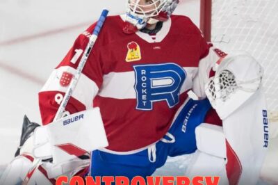 SHOCKWAVES across the hockey world as Laval Rocket goaltender Jacob Fowler allows a CONTROVERSIAL goal that NEVER should have counted—fans and analysts OUTRAGED, demanding answers as OFFICIATING BLUNDER threatens to DERAIL season and DESTROY team morale in the wake of this UNPRECEDENTED scandal.