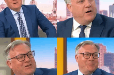 After an overly active holiday break, Good Morning Britain host Ed Balls returns to the studio sunburned and in severe pain—will today’s show be affected by his condition?