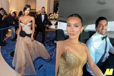 MAFS Stunner Evelyn Ellis STEALS the Show at Cannes in Jaw-Dropping Gold Gown – But Where’s Her Husband?!