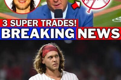 BREAKING: Yankees PULL OFF THREE BLOCKBUSTER TRADES in a SINGLE DAY! Alec Bohm HEADLINES the COLOSSAL Shakeup as New York’s Front Office SENDS SHOCKWAVES Across MLB! Is This the Most AGGRESSIVE MIDSEASON OVERHAUL Ever? Bronx Bombers SIGNAL Their CHAMPIONSHIP INTENTIONS—No One Saw THIS Coming!