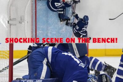 Shocking Chaos in Toronto Arena: Goalie Anthony Stolarz Viciously Hit in Head, Vomits and Collapses on Bench—Emergency Crews Rush to Scene as Teammates and Fans Watch in Shock, Fearing for Goalie’s Life in One of the Most Disturbing NHL Moments Ever Witnessed!