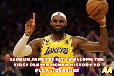 BREAKING: LeBron James is on track to make history as the FIRST PLAYER ever to play 23 seasons in the NBA 🤯👑