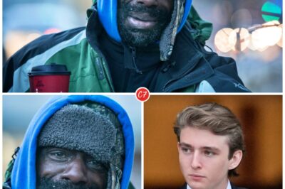 BREAKING NEWS: Homeless Man Asks Barron for $1—What Happens Next Stuns the Entire Country