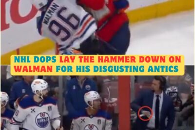 NHL DOPS DROPS THE HAMMER ON JAKE WALMAN WITH MULTIPLE SEVERE PUNISHMENTS AFTER SHOCKINGLY DIRTY INCIDENTS IN GAME 3, LEAVING FANS AND PLAYERS OUTRAGED