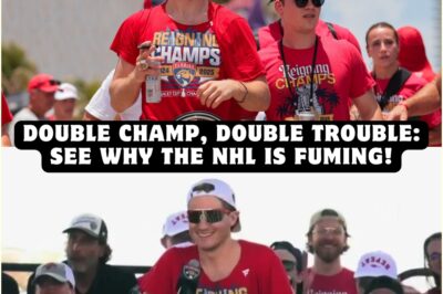 MATTHEW TKACHUK IGNITES CONTROVERSY as he SAVAGELY ROASTS the OILERS in a WILD, UNFILTERED speech at the Panthers’ victory parade—Fans and players left STUNNED by his BRUTAL words, sparking a FIERCE RIVALRY that could EXPLODE in the next NHL season!