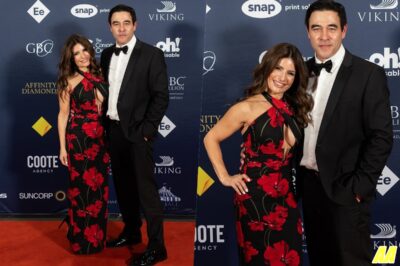 Ada Nicodemou’s bold fashion statement at charity ball! See the Home and Away star and James Stewart’s unforgettable night