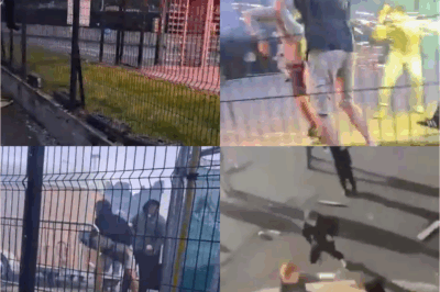 “STADIUM WAR ZONE!” — Football Hooligans LAUNCH FIREWORKS & Go FULL-ON STICK FIGHT in INSANE Pre-Match RIOT