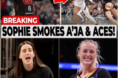 Caitlin Clark lights up the court as Indiana Fever unleash unstoppable energy, fueled by a fierce rivalry with a red-hot Sophie Cunningham, sending shockwaves through the WNBA as they dominate A’ja Wilson and the las Vegas aces