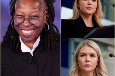 “You’re nothing but an old relic, just taking up space!”. Karoline suddenly threw this shocking jab at Whoopi live on air, leaving the entire studio in stunned silence.