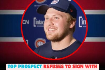 Top NHL Prospect STUNS the hockey world by REJECTING the Montreal Canadiens’ offer on draft night, leaving fans and experts in SHOCK as he reveals the UNEXPECTED REASONS behind his controversial decision to TURN HIS BACK on one of the league’s most legendary franchises