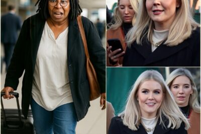 “THE VIEW IN RUINS: Whoopi FLEES ABROAD After Karoline Leavitt Fast-Tracks $800M Lawsuit!”