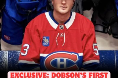 Canadiens fans left SPEECHLESS as NOAH DOBSON makes a BOLD move, picking his ultimate DEFENSIVE PARTNER before training camp even begins—the unexpected pairing sends SHOCKWAVES through the league, sparking wild speculation that MONTREAL’s defense will become UNBREAKABLE and change the course of the NHL FOREVER.