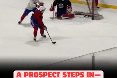 Canadiens fans left SPEECHLESS as a SUDDEN and UNANNOUNCED arrival steps onto the Brossard ice—coaches scramble and teammates whisper, fueling wild theories that this surprise guest could be the GAME-CHANGER Montreal desperately needs to turn their season around!