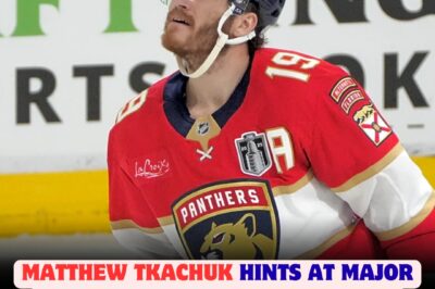 MATTHEW TKACHUK DROPS JAW-DROPPING CLUE: Superstar hints at a GAME-CHANGING decision that could SHAKE UP his entire 2025-26 season—Fans STUNNED as rumors swirl about a potential TEAM SWITCH, career-altering MOVE, or shocking PERSONAL revelation that could ROCK the NHL!
