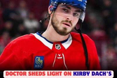 Doctor REVEALS SHOCKING DETAILS about Kirby Dach’s KNEE INJURY—fans FEAR THE WORST as his RECOVERY TIMELINE remains UNCERTAIN and whispers of a POTENTIAL SEASON-ENDING SETBACK swirl; could this DEVASTATING BLOW spell DISASTER for the Canadiens’ playoff hopes or will a MIRACLE RETURN save the team’s future?