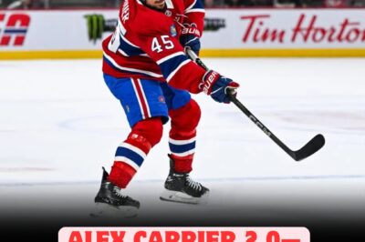 The CANADIENS may have just UNEARTHED their NEXT SUPERSTAR with ALEX CARRIER 2.0—scouts STUNNED by his INCREDIBLE talent, fans ECSTATIC over the potential franchise-changing move, and rivals WORRIED this UNEXPECTED gem could turn MONTREAL into a CHAMPIONSHIP CONTENDER overnight, sparking WILD excitement and bold predictions across the NHL