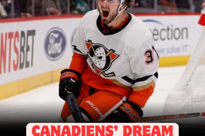 MASON MCTAVISH TRADE BOMBSHELL: hockey world in disbelief as rumors EXPLODE about the star center’s shocking exit from Anaheim, with the MONTREAL CANADIENS emerging as a TOP CONTENDER in a wild four-team race that could change the NHL landscape FOREVER—fans and insiders are STUNNED by this potential blockbuster!