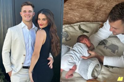 Blue Booties Alert: Love Island Australia Star Welcomes a Son With NRL Boyfriend