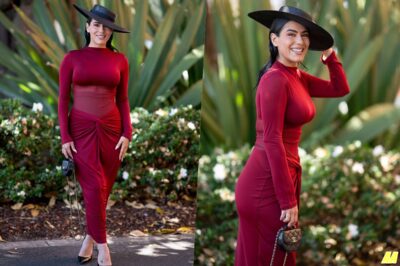 Ladies in Red Take Over! MAFS’ Carina Mirabile Leads the Fashion Pack at Royal Randwick’s Surf to Turf Day