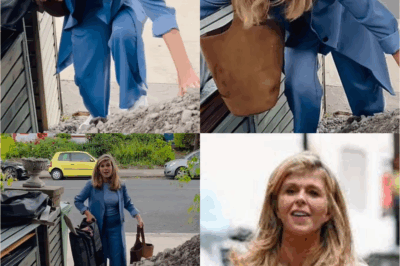NIGHTMARE UNFOLDS! Kate Garraway RETURNS HOME — only to find her driveway BURIED under a 12-TONNE MOUNTAIN OF ROCKS?! “I can’t even get to my FRONT DOOR!” she cries. Who ordered this? Was it a MISTAKE… or REVENGE? Neighbors filming, fans losing it online — GMB forced to cut to AD BREAK!
