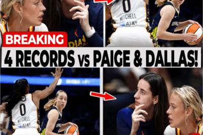 RECORD-BREAKING NIGHT! Caitlin Clark came FIRED UP as the Indiana Fever SHATTERED 4 RECORDS in a thrilling win over Paige Bueckers & the Dallas Wings — fans go WILD as the rookie phenom cements her legacy in WNBA history!