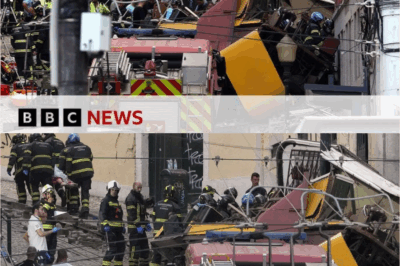 HORRIFYING FOOTAGE: Lisbon Tram CRASH Captured on Surveillance—Terrified Screams, Desperate Shouts for Help, and Children’s Voices Heard Moments Before Impact with Structure—Chilling Video Sparks Shock, Outrage, and Fear Across the Internet