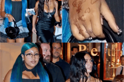 CONTROVERSY ERUPTS! Kim Kardashian BLASTED by furious fans after shocking reveal that 12-year-old daughter North West flaunted a dermal piercing in her middle finger — critics call it “dangerous” and “reckless,” while Kim’s supporters defend her parenting choice!