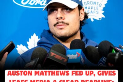 Auston Matthews STUNS Toronto With EXPLOSIVE Ultimatum—Leafs Superstar TELLS Media ‘WE’RE DONE’ And Sets A BOLD DEADLINE, Sending SHOCKWAVES Through The Hockey World As Fans And Analysts SCRAMBLE To Uncover The REAL Reason Behind This DRAMATIC Confrontation!