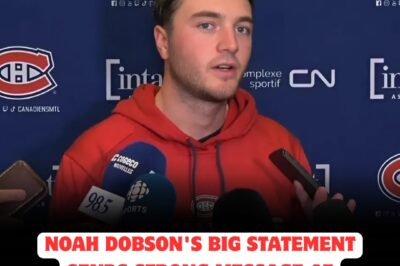 Noah Dobson’s BOLD Declaration ROCKS Canadiens Camp—Montreal’s Stars LEFT SPEECHLESS As His SHOCKING Message Fuels Speculation Of UNPRECEDENTED Moves And Sends A WAVE Of Excitement Through The NHL, Making Fans Wonder If This Is The START Of Something HUGE For The Franchise!