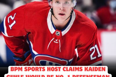 BPM Sports Host Drops Bombshell, Declaring Kaiden Guhle Would Instantly Dethrone Morgan Rielly As Toronto’s No. 1 Defenseman—Could This Jaw-Dropping Claim Spark A Rivalry Between The Maple Leafs And Canadiens, Or Is Guhle Truly Ready To Shock The Hockey World With His Talent?
