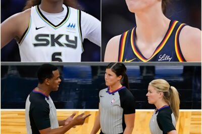 HE’S NOT BLIND — HE’S JUST PAID NOT TO SEE THIS: The Angel Reese and Caitlin Clark Collision That Has the WNBA and America Talking