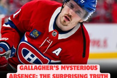 Brendan Gallagher’s Mysterious Absence From Canadiens Training In Brossard Sparks Wild Rumors And Shocking Speculation—Has The Star Forward Faced A Secret Crisis That Could Threaten His Future With The Team? Fans Are Desperate For Answers As Whispers Of Scandal And Drama Shake The Hockey World To Its Core.