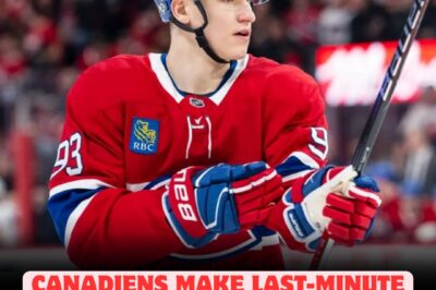 MONTREAL CANADIENS DROP BOMBSHELL DECISION ON DEMIDOV JUST HOURS BEFORE ROOKIE CLASH WITH MAPLE LEAFS, LEAVING FANS OUTRAGED AND THE ENTIRE HOCKEY WORLD IN SHOCK — IS THIS THE MOST CONTROVERSIAL MOVE IN THE TEAM’S HISTORY OR JUST THE BEGINNING OF A MASSIVE SCANDAL?