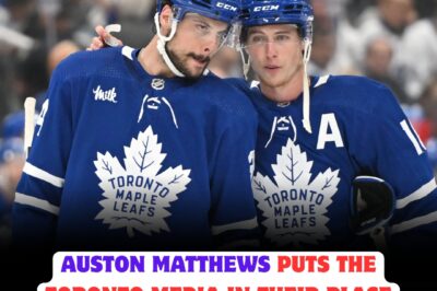 Auston Matthews DELIVERS BRUTAL Reality Check To Toronto Media—Maple Leafs Captain SHUTS DOWN Mitch Marner Talk With FIERY Ultimatum, Leaving Reporters STUNNED And Fans BUZZING About What This SHOCKING Power Move Means For The Future Of The Team And Its Leadership!