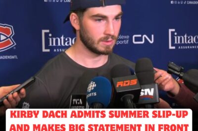 Canadiens star Kirby Dach DROPS BOMBSHELL as he reveals jaw-dropping summer mistake and delivers a POWERFUL message to fans in Brossard—could this STUNNING admission ignite a wave of support or trigger a storm of controversy for the young hockey sensation?