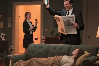 AFTER MY HUSBAND PUBLISHED MY OBITUARY IN THE LOCAL NEWSPAPER, I OBSERVED HIM CELEBRATING MY “DEATH” WITH HIS 24-YEAR-OLD INTERN THROUGH OUR HOME SECURITY APP. INSTEAD OF CALLING IMMEDIATELY, I REMAINED “DEAD” FOR A WEEK. I SECRETLY PLANNED MY GRAND ENTRANCE AT MY OWN MEMORIAL-WITH THE INSURANCE INVESTIGATOR AND A DETECTIVE AS MY SPECIAL GUESTS.